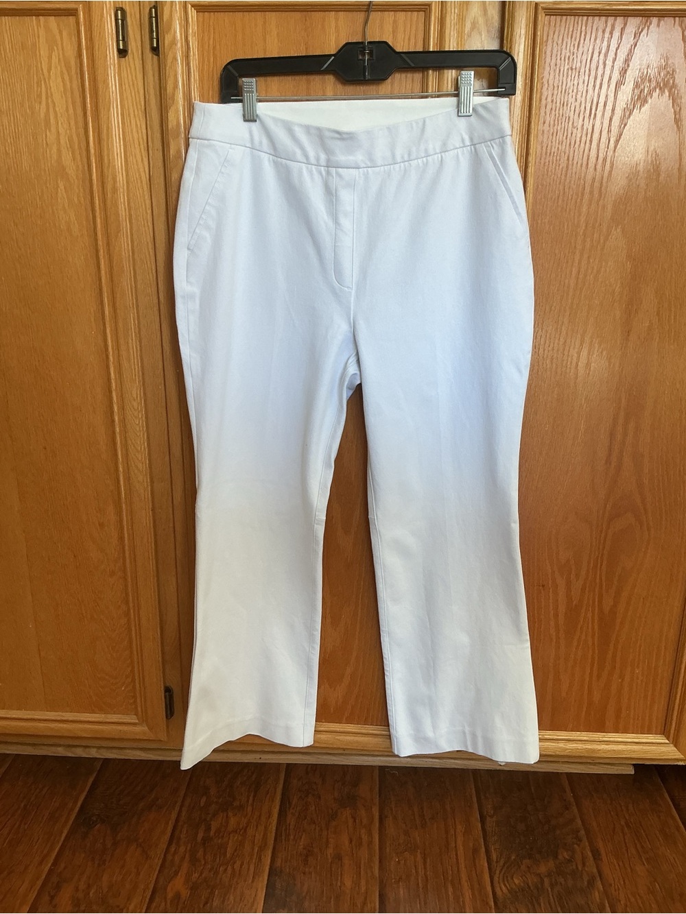 Spanx Classic White Kick Flare Pull On High Waisted Pants WORN ONCE - Picture 2 of 11